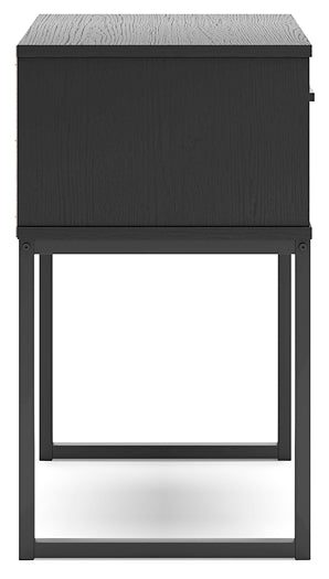 Socalle Twin Panel Platform Bed with Nightstand