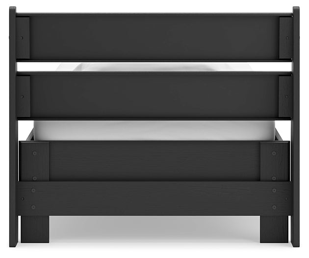 Socalle Twin Panel Headboard with Dresser and Nightstand