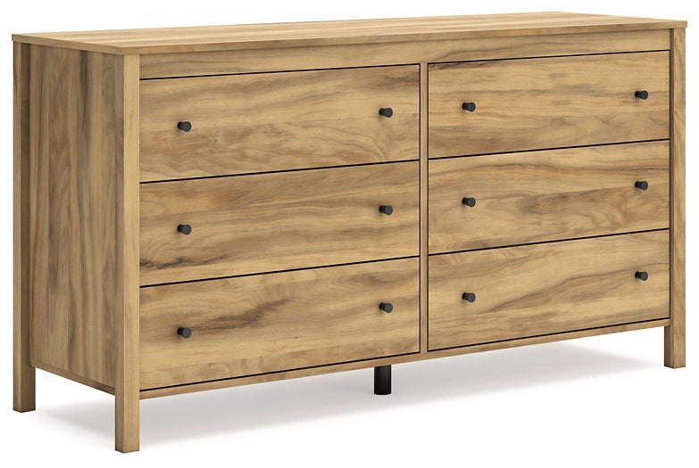 Bermacy Queen Platform Bed with Dresser, Chest and Nightstand