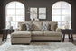 Stonemeade Sofa Chaise, Chair, and Ottoman