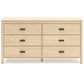 Cabinella Full Panel Headboard with Dresser and Nightstand