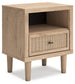 Cielden King Panel Headboard with Mirrored Dresser and Nightstand