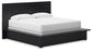 Londer King Panel Bed with Mirrored Dresser and Chest