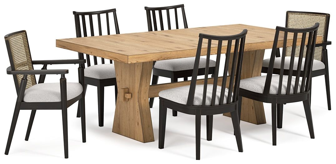 Galliden Dining Table and 6 Chairs