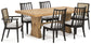 Galliden Dining Table and 6 Chairs