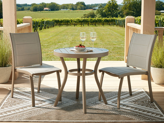 Mission Beach Chairs w/Table Set (3/CN)