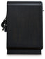 Rowanbeck King Upholstered Panel Bed with Mirrored Dresser and Nightstand