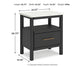 Cadmori Queen Upholstered Panel Bed with Mirrored Dresser and Nightstand