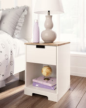 Load image into Gallery viewer, Vaibryn One Drawer Night Stand

