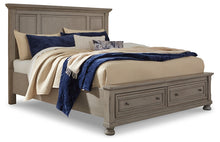 Load image into Gallery viewer, Lettner California King Panel Storage bed
