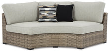 Load image into Gallery viewer, Calworth Curved Loveseat with Cushion
