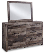 Load image into Gallery viewer, Derekson Twin Panel Bed with Mirrored Dresser and 2 Nightstands
