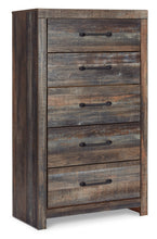 Load image into Gallery viewer, Drystan Full Bookcase Bed with Mirrored Dresser and Chest
