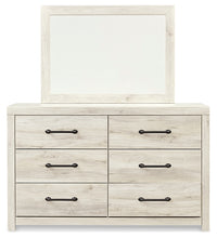 Load image into Gallery viewer, Cambeck Queen Panel Bed with 4 Storage Drawers with Mirrored Dresser and 2 Nightstands
