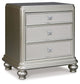Coralayne King Upholstered Bed with Mirrored Dresser, Chest and 2 Nightstands