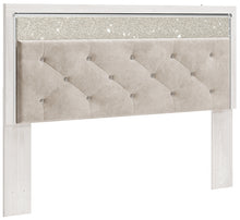 Load image into Gallery viewer, Altyra King Panel Headboard with Mirrored Dresser, Chest and Nightstand
