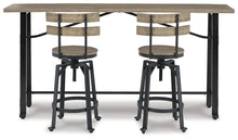 Load image into Gallery viewer, Lesterton Counter Height Dining Table and 2 Barstools
