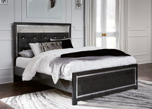 Load image into Gallery viewer, Kaydell Queen Upholstered Panel Bed with Mirrored Dresser
