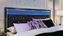 Load image into Gallery viewer, Kaydell Queen Upholstered Panel Bed with Mirrored Dresser
