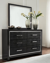 Load image into Gallery viewer, Kaydell Queen Upholstered Panel Bed with Mirrored Dresser, Chest and Nightstand
