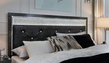 Load image into Gallery viewer, Kaydell Queen Upholstered Panel Headboard with Mirrored Dresser, Chest and Nightstand

