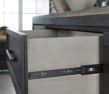 Load image into Gallery viewer, Foyland California King Panel Storage Bed with Mirrored Dresser and 2 Nightstands
