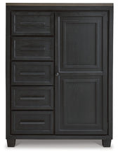 Load image into Gallery viewer, Foyland California King Panel Storage Bed with Mirrored Dresser, Chest and 2 Nightstands
