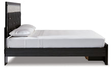 Load image into Gallery viewer, Kaydell Queen Upholstered Panel Storage Platform Bed with Mirrored Dresser
