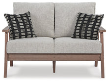 Load image into Gallery viewer, Emmeline Outdoor Sofa and Loveseat with Coffee Table and 2 End Tables
