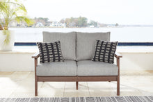Load image into Gallery viewer, Emmeline Outdoor Sofa and Loveseat with Coffee Table and 2 End Tables
