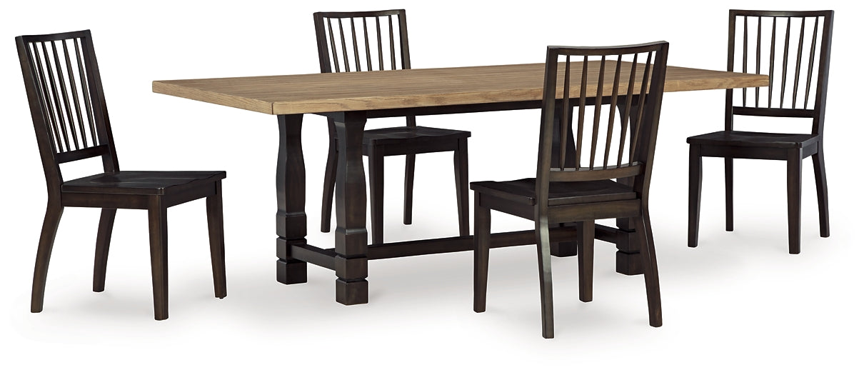 Charterton Dining Table and 4 Chairs